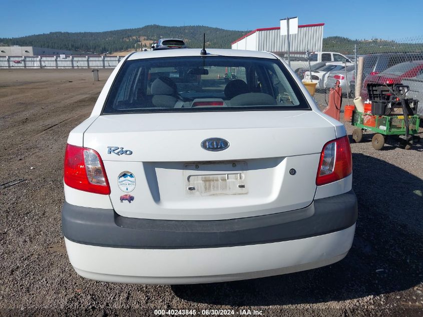 2006 Kia Rio Lx VIN: KNADE123166152243 Lot: 40243845