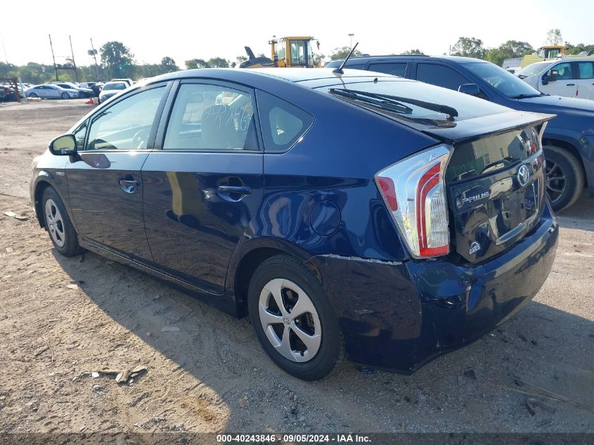 2015 Toyota Prius VIN: JTDKN3DU4F1912013 Lot: 40243846