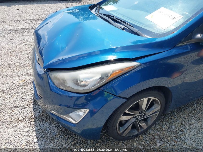 2014 Hyundai Elantra Limited VIN: KMHDH4AE2EU096916 Lot: 40243858