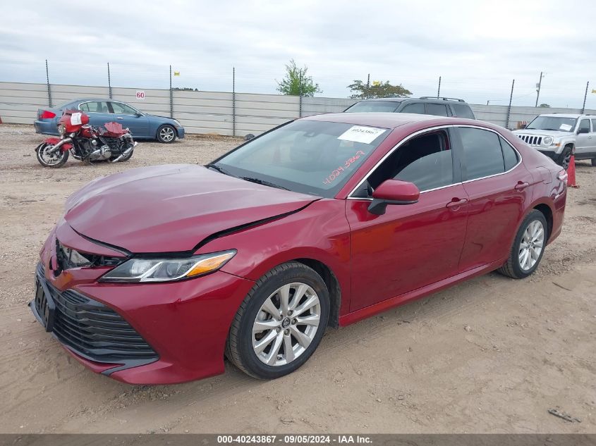 4T1B11HK7KU790700 2019 TOYOTA CAMRY - Image 2