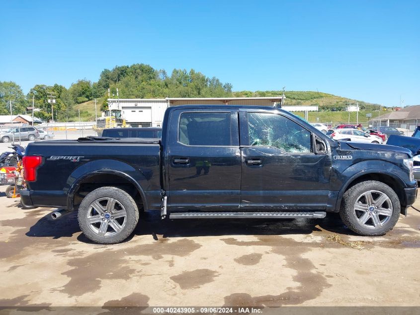 2018 Ford F-150 Lariat VIN: 1FTEW1EP6JKE09481 Lot: 40243905