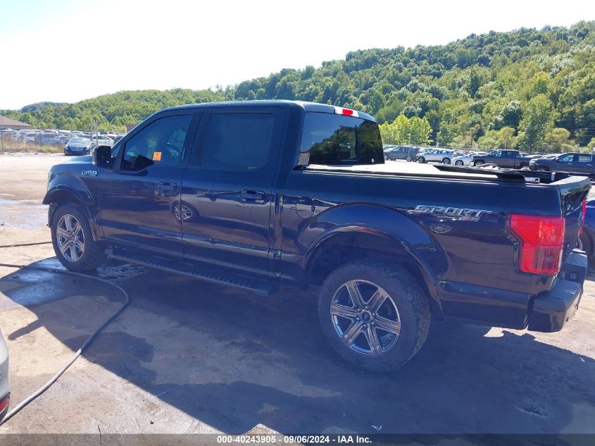 2018 Ford F-150 Lariat VIN: 1FTEW1EP6JKE09481 Lot: 40243905