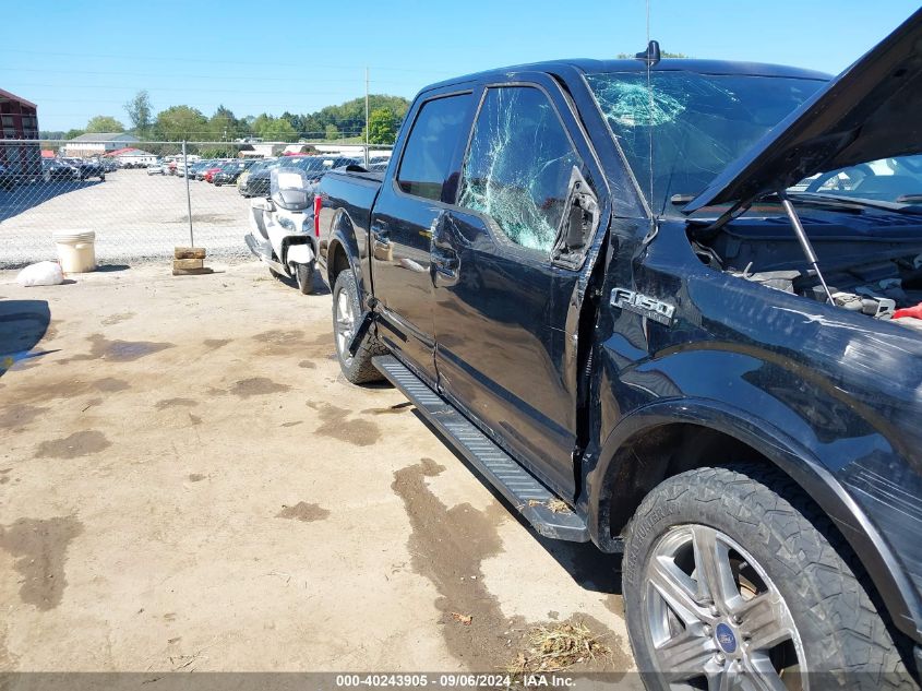 2018 Ford F-150 Lariat VIN: 1FTEW1EP6JKE09481 Lot: 40243905