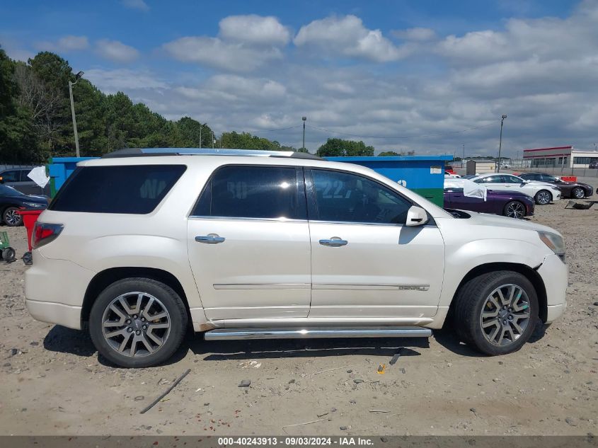 2013 GMC Acadia Denali VIN: 1GKKRTKD8DJ134291 Lot: 40243913