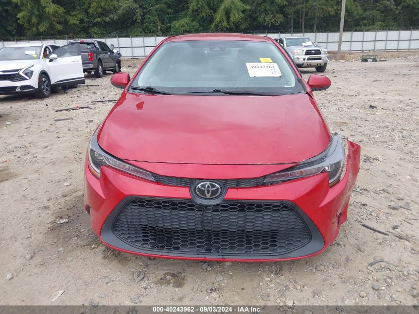 2021 Toyota Corolla Le VIN: 5YFEPMAE9MP253168 Lot: 40243962