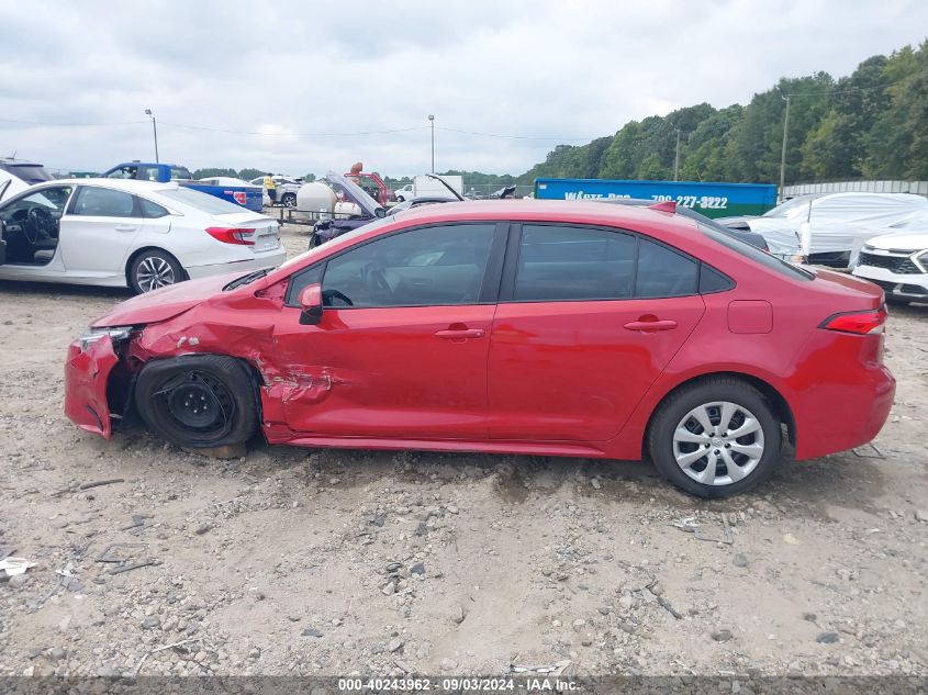 2021 Toyota Corolla Le VIN: 5YFEPMAE9MP253168 Lot: 40243962