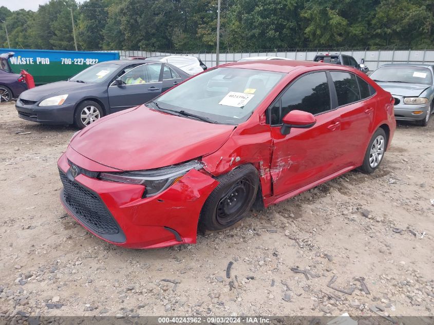 2021 Toyota Corolla Le VIN: 5YFEPMAE9MP253168 Lot: 40243962