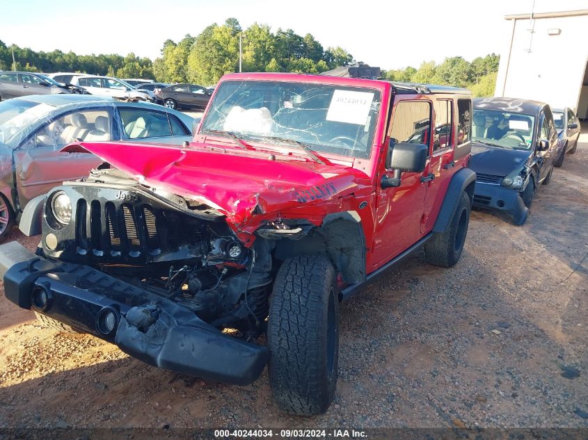 2018 Jeep Wrangler Jk Unlimited Willy Wheeler W 4X4 VIN: 1C4BJWDG5JL818517 Lot: 40244034