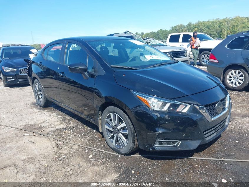 2021 Nissan Versa Sv Xtronic Cvt VIN: 3N1CN8EV1ML837532 Lot: 40244058