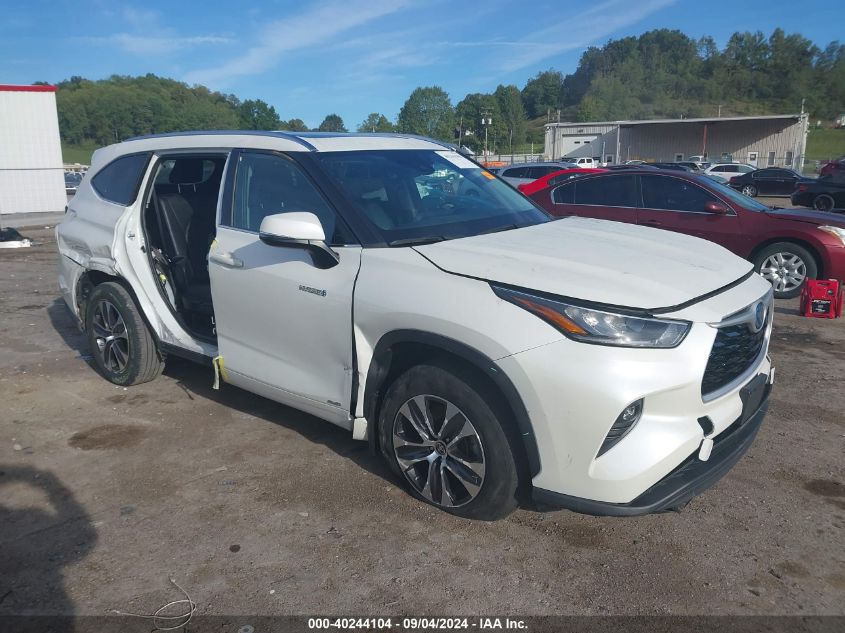 2020 TOYOTA HIGHLANDER HYBRID XLE - 5TDHBRCH2LS502982