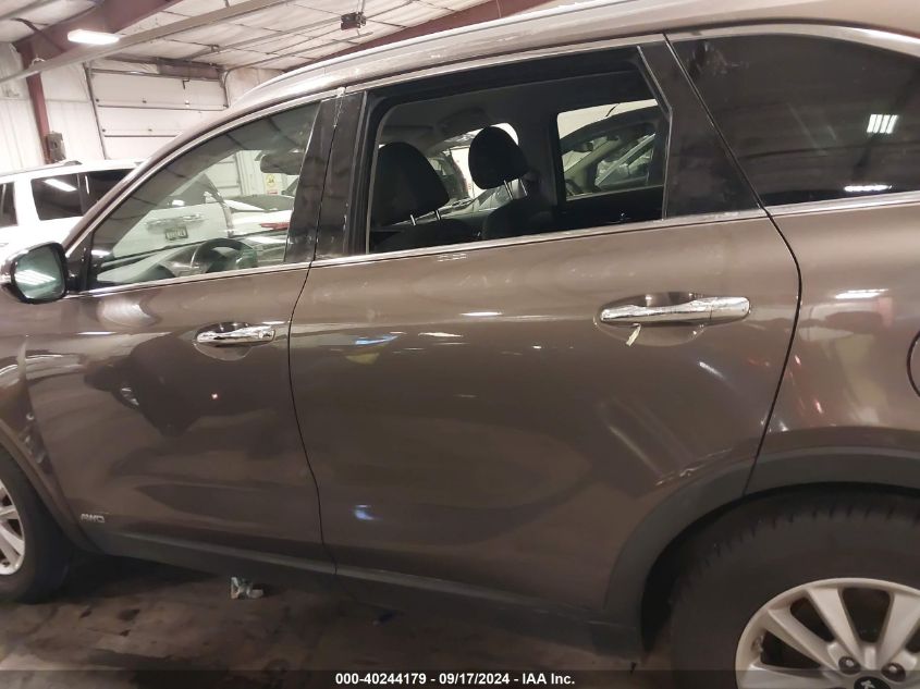 2019 Kia Sorento 2.4L Lx VIN: 5XYPGDA35KG437130 Lot: 40244179