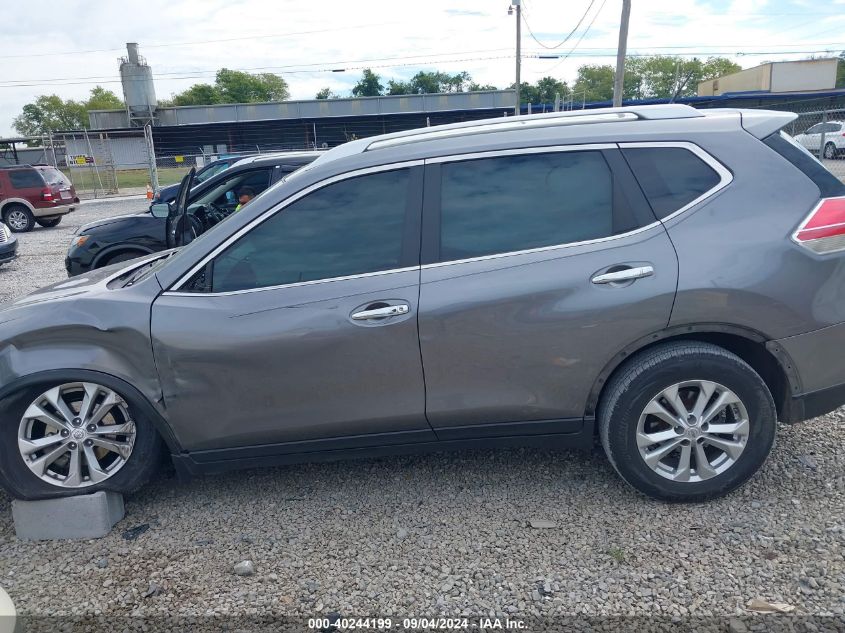 2016 Nissan Rogue Sv VIN: KNMAT2MT4GP615955 Lot: 40244199