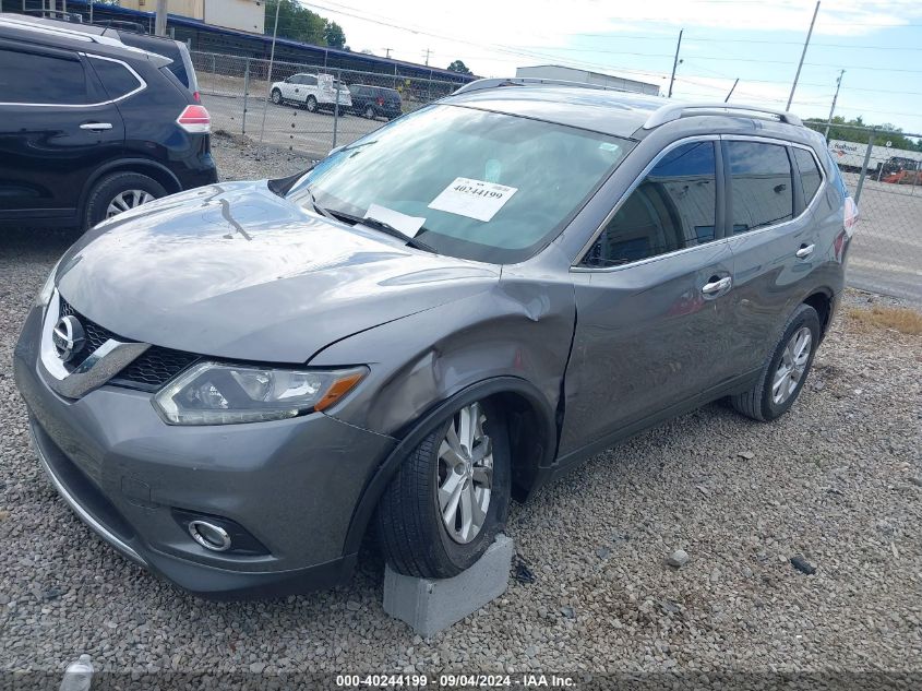 KNMAT2MT4GP615955 2016 NISSAN ROGUE - Image 2