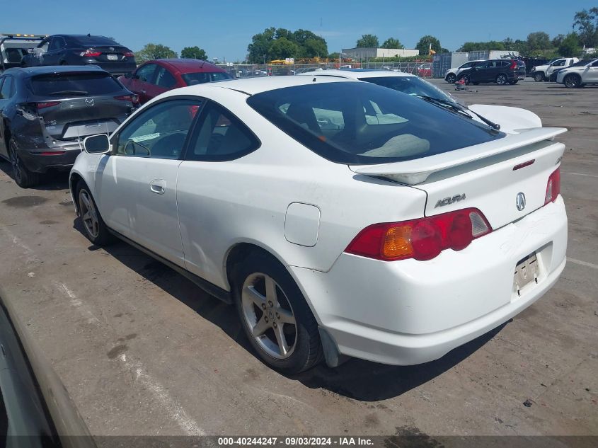 2004 Acura Rsx VIN: JH4DC548X4S001963 Lot: 40244247