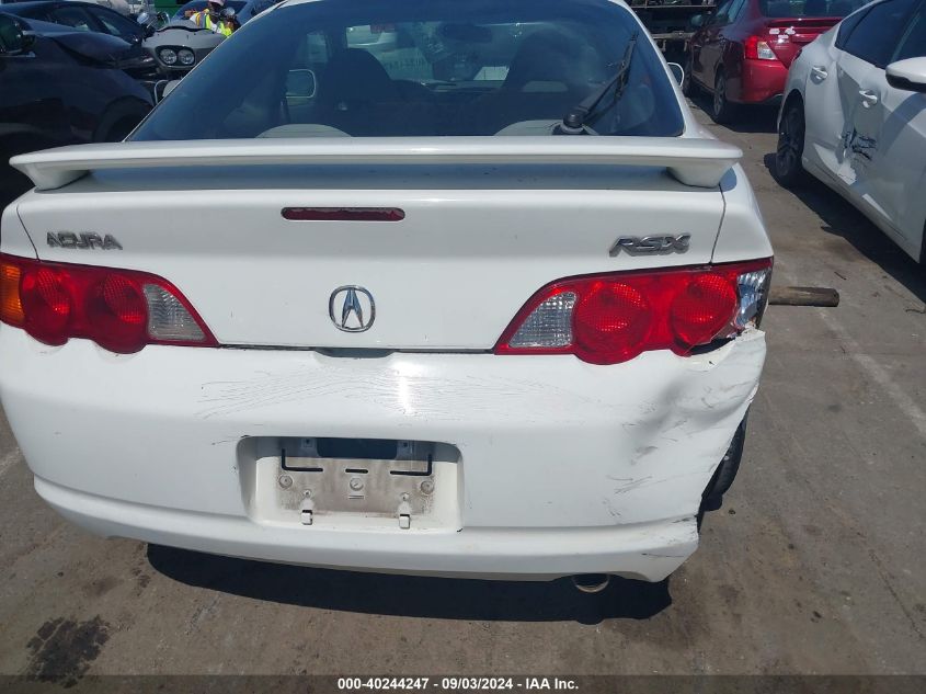 2004 Acura Rsx VIN: JH4DC548X4S001963 Lot: 40244247