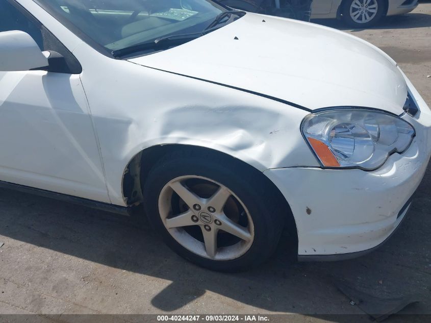 2004 Acura Rsx VIN: JH4DC548X4S001963 Lot: 40244247