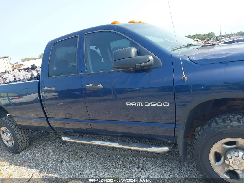 2005 Dodge Ram 3500 St/Slt VIN: 3D7LS38C25G782379 Lot: 40244282