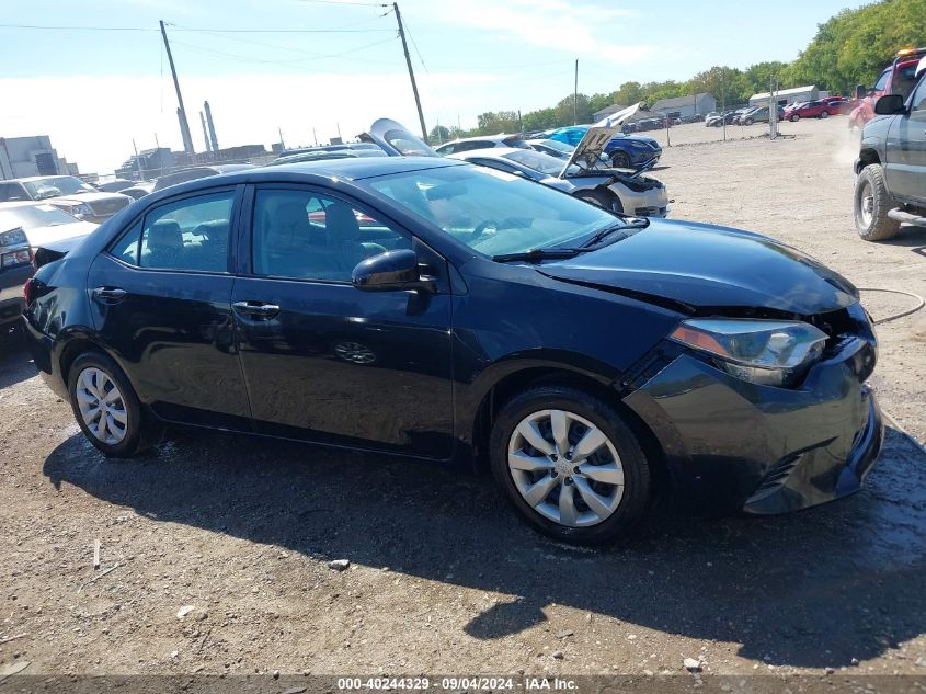 2015 Toyota Corolla Le VIN: 2T1BURHE1FC335493 Lot: 40244329