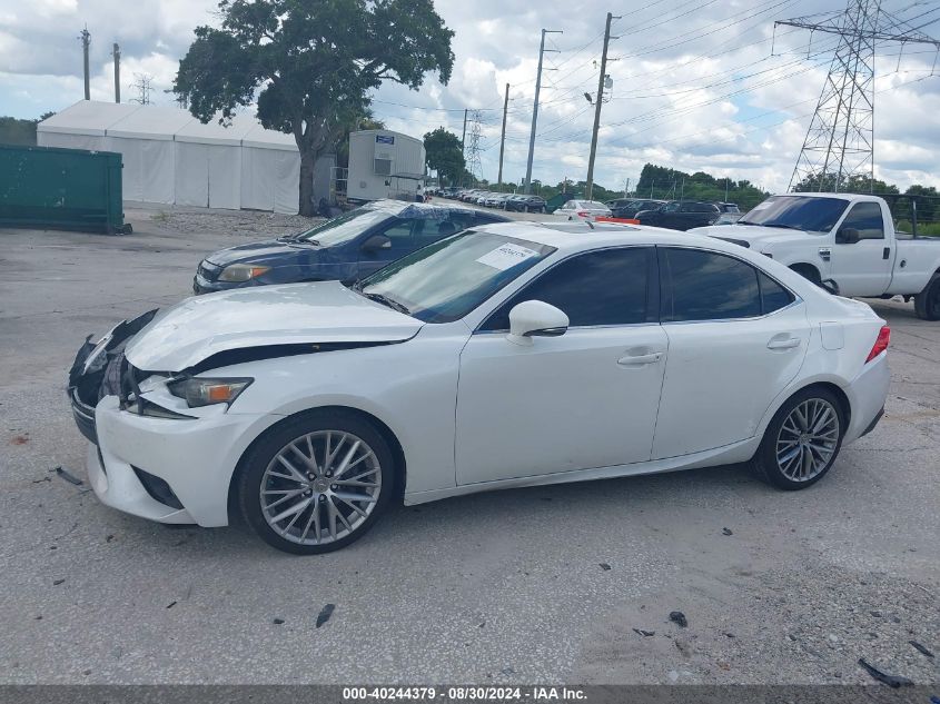 2014 Lexus Is 250 VIN: JTHBF1D22E5012250 Lot: 40244379