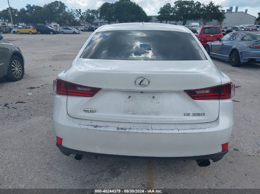 2014 Lexus Is 250 VIN: JTHBF1D22E5012250 Lot: 40244379