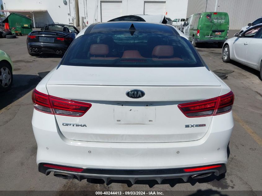 2016 Kia Optima Sx Turbo VIN: 5XXGW4L22GG016937 Lot: 40244413