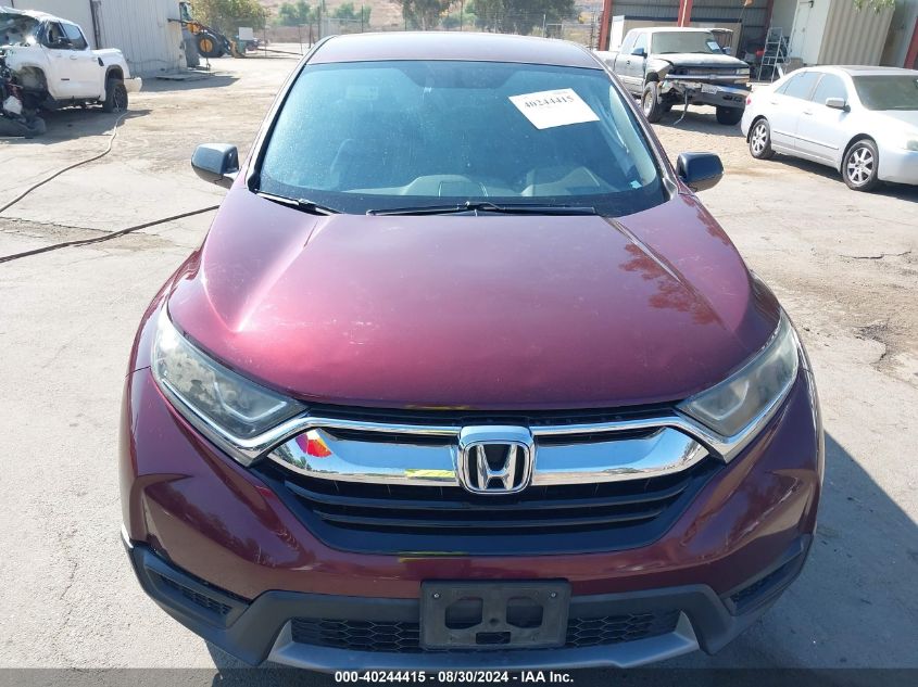 2018 Honda Cr-V Lx VIN: 2HKRW5H30JH404941 Lot: 40244415