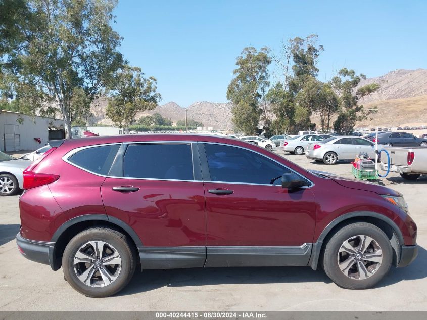 2018 Honda Cr-V Lx VIN: 2HKRW5H30JH404941 Lot: 40244415