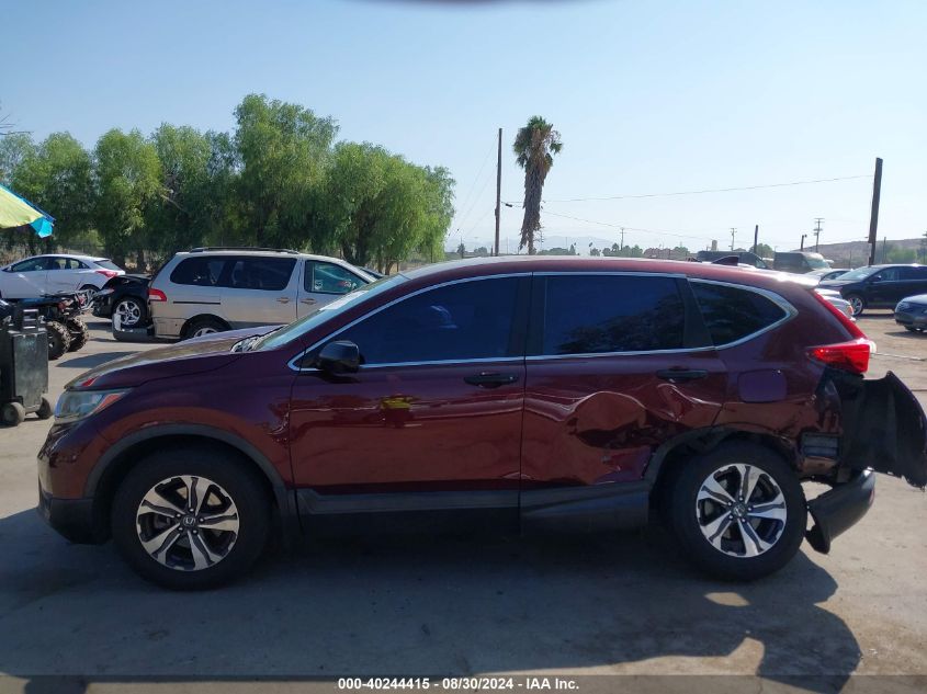 2018 Honda Cr-V Lx VIN: 2HKRW5H30JH404941 Lot: 40244415