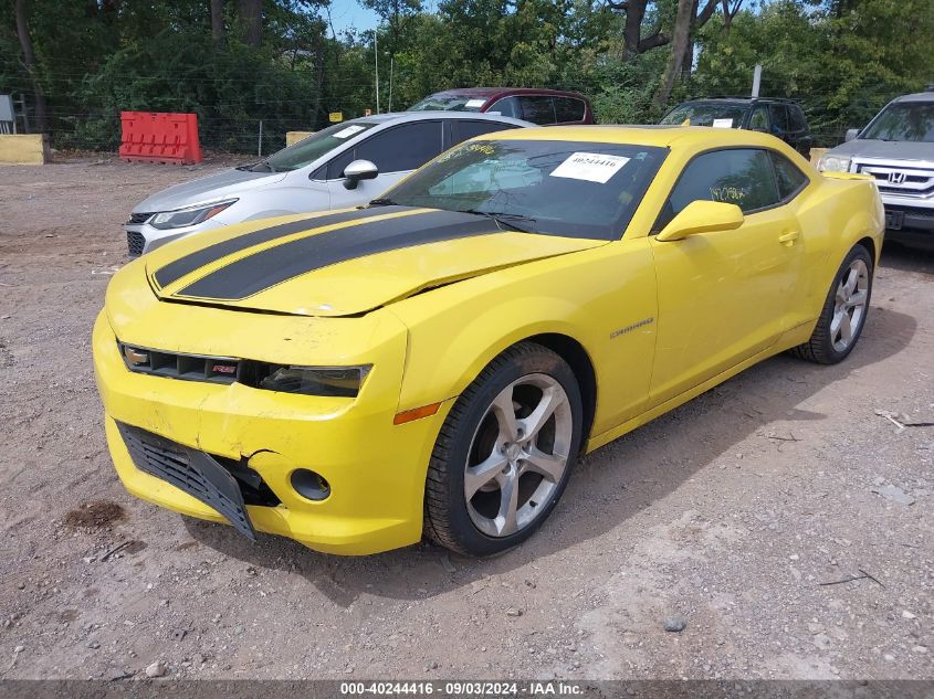 2014 Chevrolet Camaro 2Lt VIN: 2G1FC1E39E9224318 Lot: 40244416