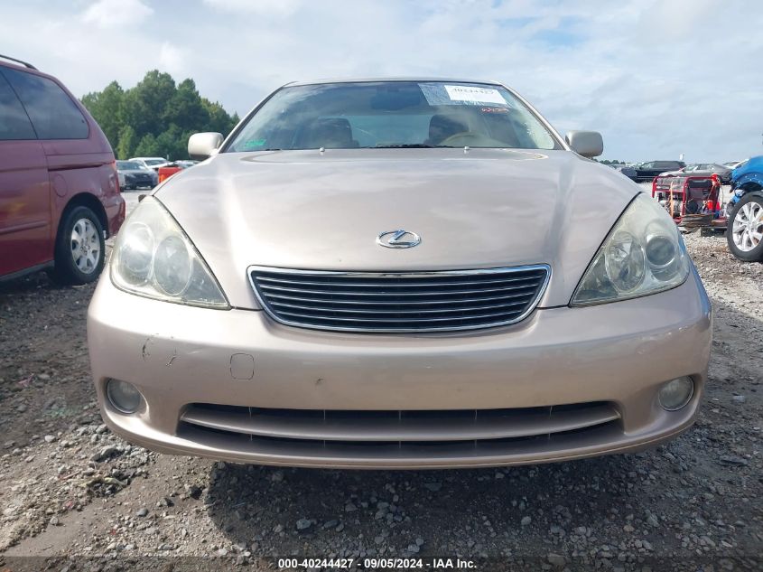 2005 Lexus Es 330 VIN: JTHBA30G455063809 Lot: 40244427