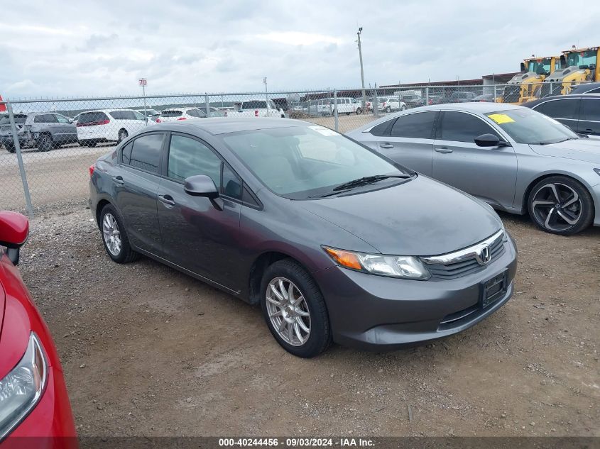 2012 Honda Civic Lx VIN: 19XFB2F50CE090412 Lot: 40244456