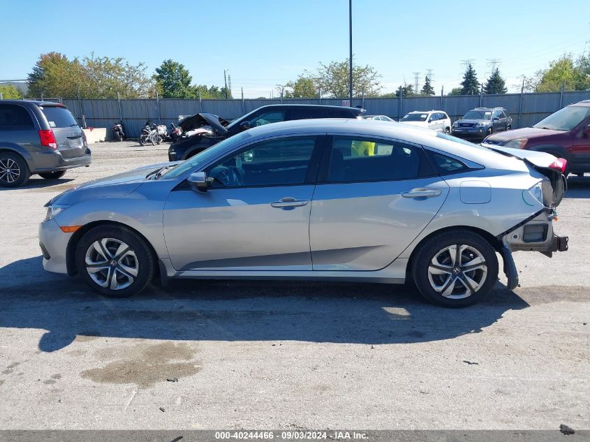 2018 Honda Civic Lx VIN: 19XFC2F54JE006831 Lot: 40244466