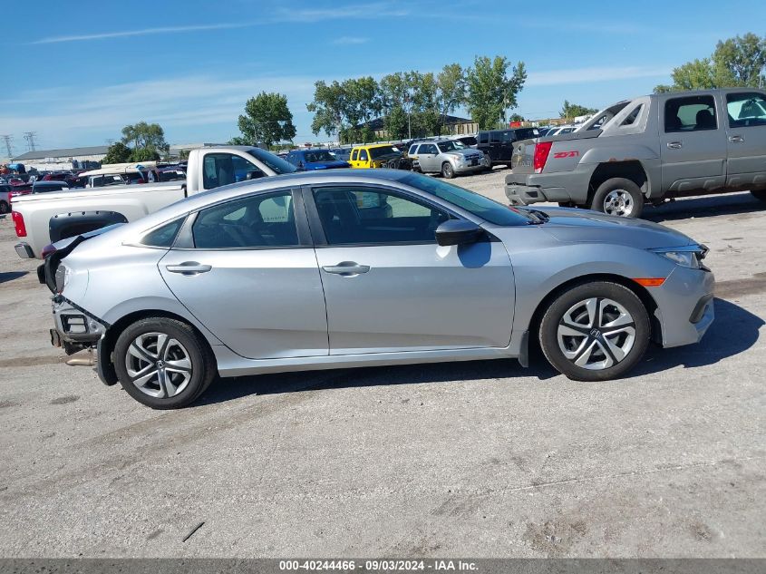 2018 Honda Civic Lx VIN: 19XFC2F54JE006831 Lot: 40244466