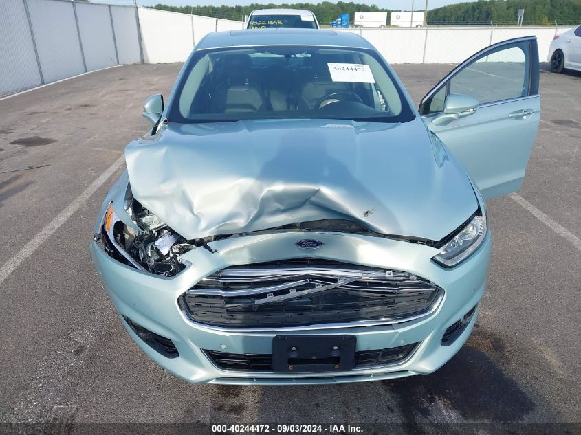 2014 Ford Fusion Hybrid Se VIN: 3FA6P0LU4ER119784 Lot: 40244472