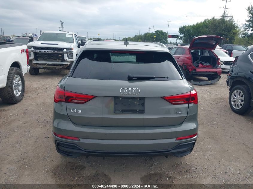 2020 Audi Q3 Premium Plus 45 Tfsi S Line Quattro Tiptronic VIN: WA1EECF3XL1033090 Lot: 40244490