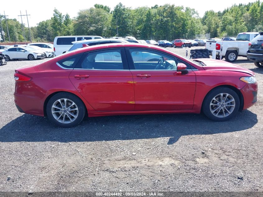 2020 Ford Fusion Se VIN: 3FA6P0HD6LR102149 Lot: 40244492