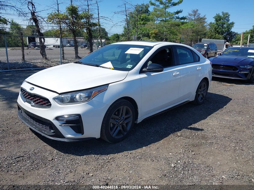 VIN 3KPF34AD0ME304324 2021 KIA FORTE GT-LINE