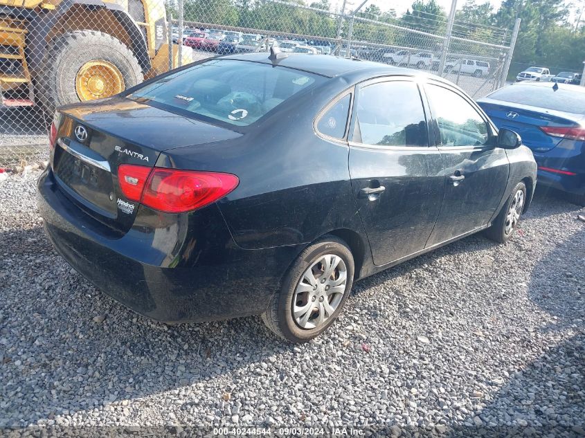 2010 Hyundai Elantra Gls VIN: KMHDU4AD5AU865521 Lot: 40244544