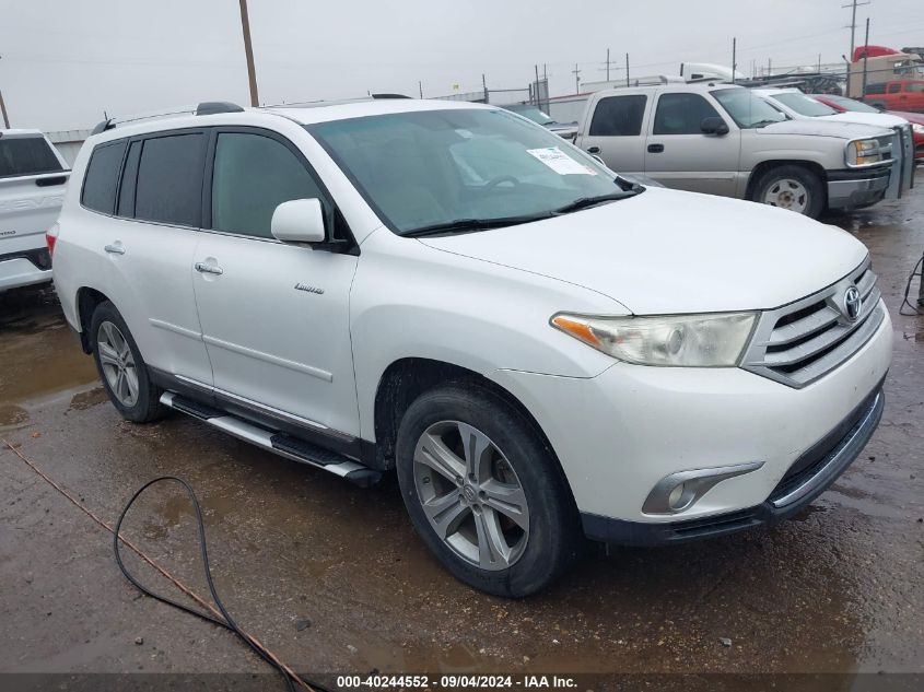 2011 Toyota Highlander Limited V6 VIN: 5TDYK3EH6BS038426 Lot: 40244552