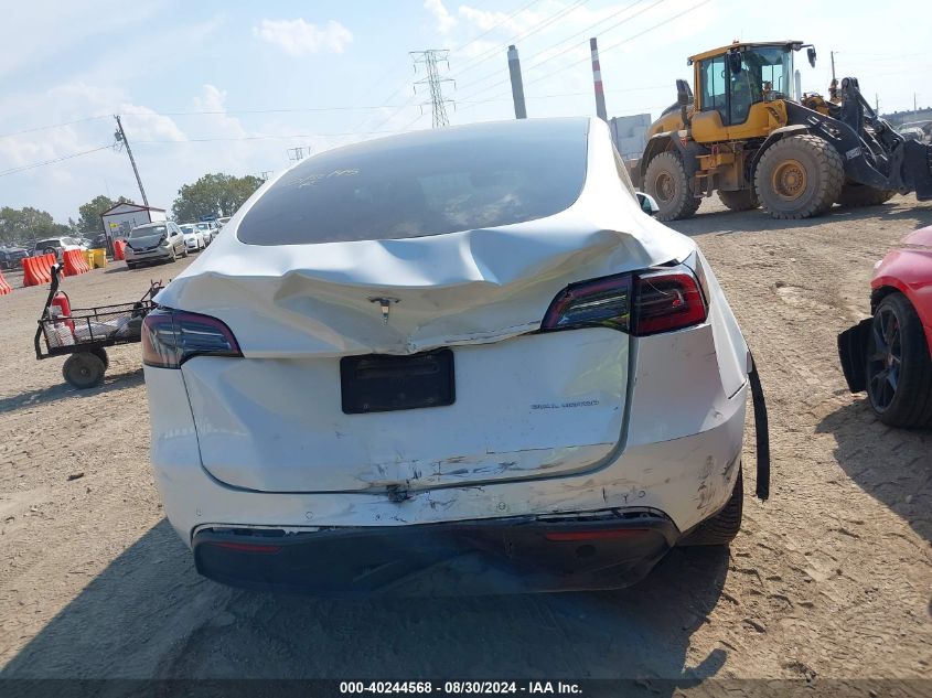 2022 Tesla Model Y Long Range Dual Motor All-Wheel Drive VIN: 7SAYGDEE3NA012145 Lot: 40244568