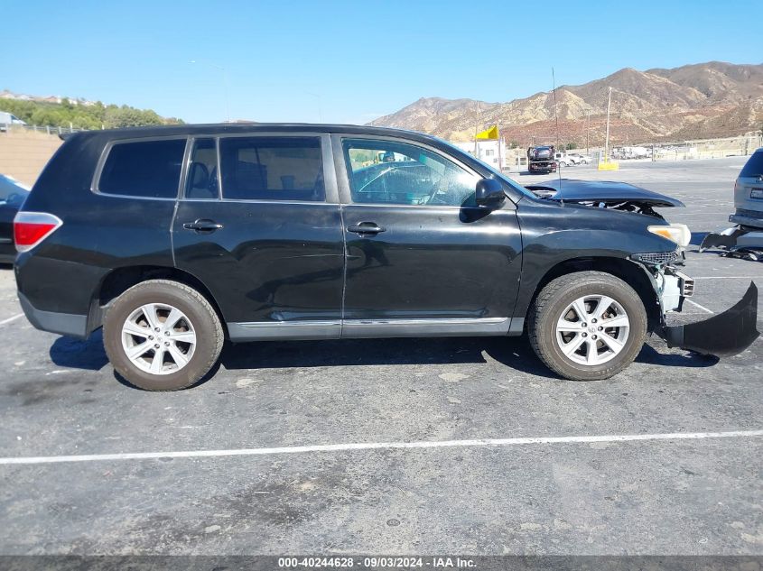 2012 Toyota Highlander VIN: 5TDZA3EHXCS023386 Lot: 40244628