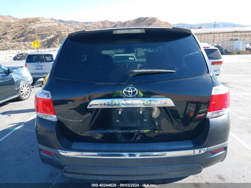 2012 Toyota Highlander VIN: 5TDZA3EHXCS023386 Lot: 40244628