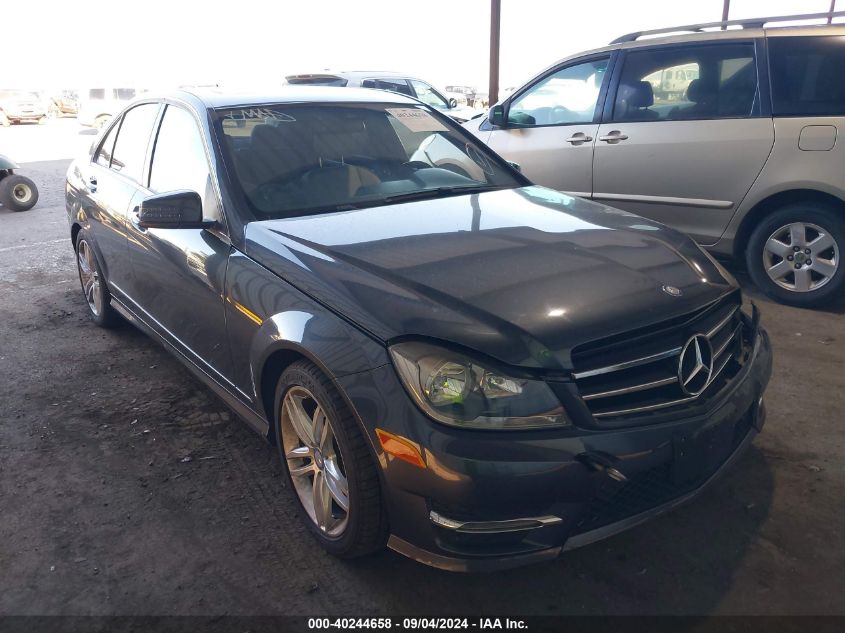 2014 Mercedes-Benz C 250 VIN: WDDGF4HB4EA957586 Lot: 40244658