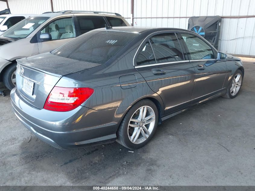 2014 Mercedes-Benz C 250 VIN: WDDGF4HB4EA957586 Lot: 40244658