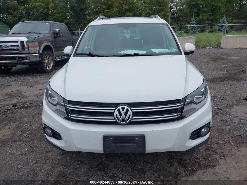 2016 Volkswagen Tiguan Se VIN: WVGBV7AX6GW604492 Lot: 40244659