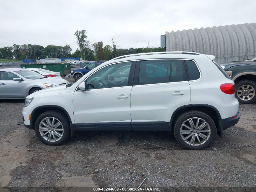 2016 Volkswagen Tiguan Se VIN: WVGBV7AX6GW604492 Lot: 40244659