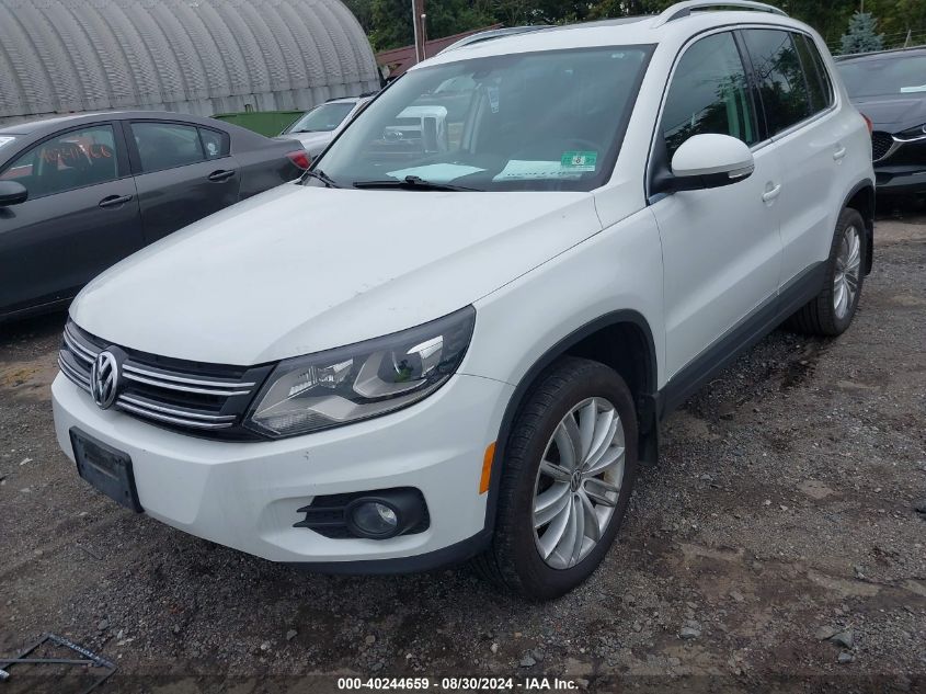 2016 Volkswagen Tiguan Se VIN: WVGBV7AX6GW604492 Lot: 40244659