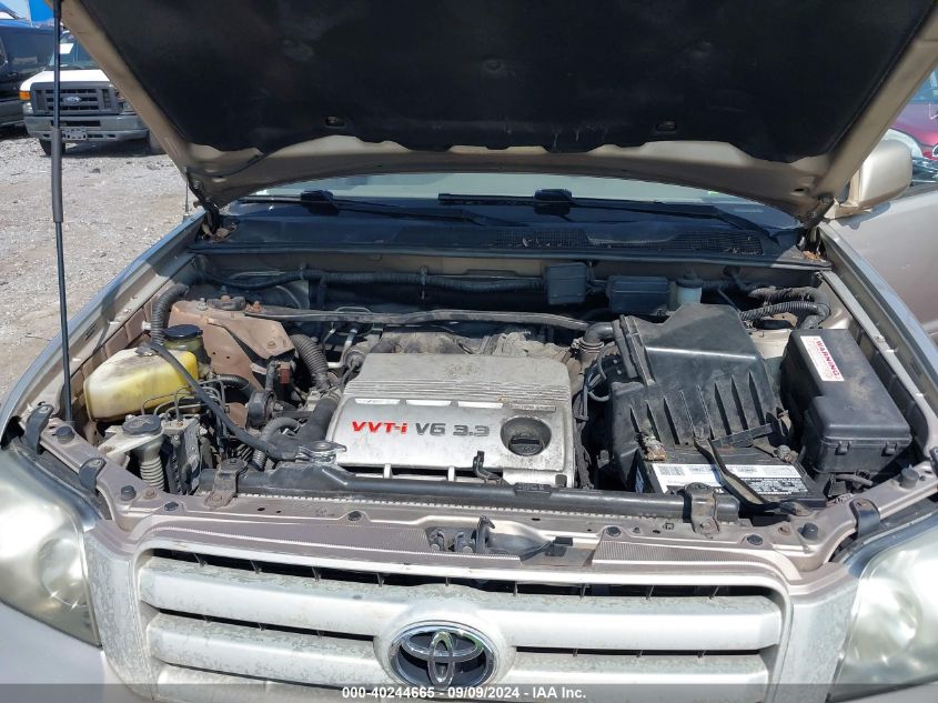 JTEGP21A960106349 2006 Toyota Highlander V6