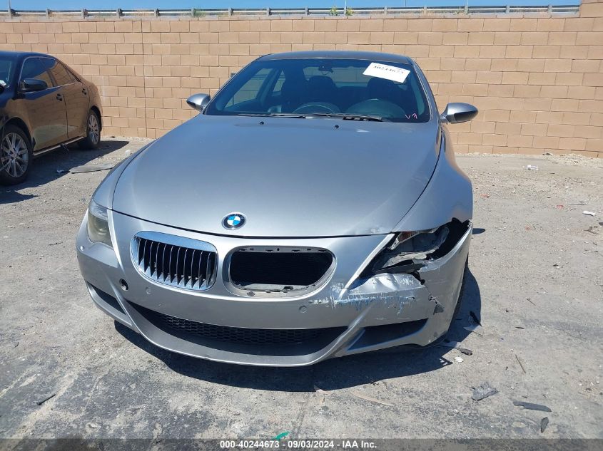 2006 BMW M6 VIN: WBSEH93496B797629 Lot: 40244673