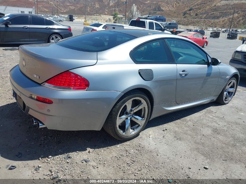 2006 BMW M6 VIN: WBSEH93496B797629 Lot: 40244673